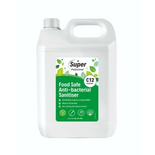 Super Professional C12 | Food Safe Anti-Bacterial Sanitiser Concentrate