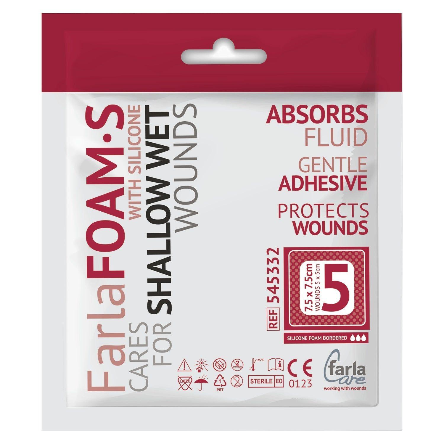 FarlaFOAM S Silicone Foam Dressing (Bordered)