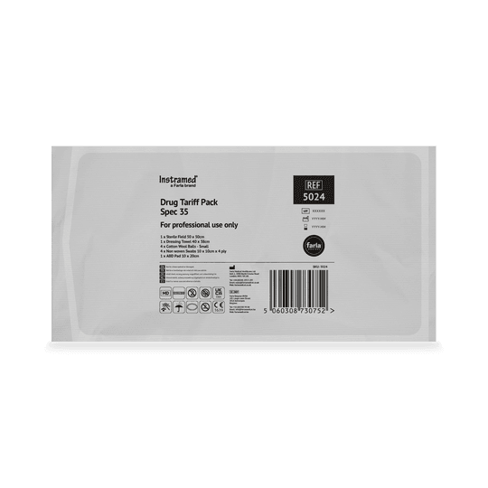 Drug Tariff Dressing Pack Non Woven Swabs Spec 35