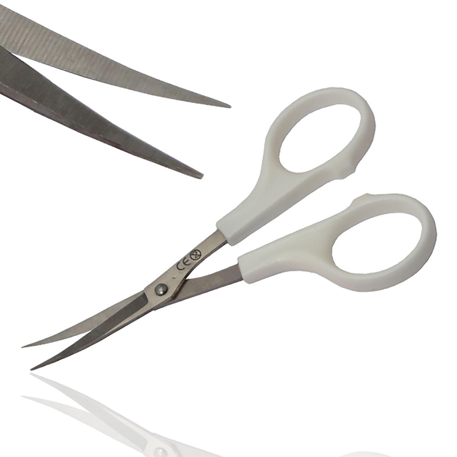 Iris Scissors Curved 11cm Plastic Handle