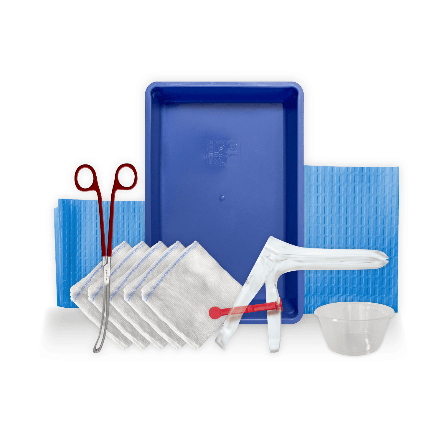 1st Trimester Tray Pack with Curved Forceps