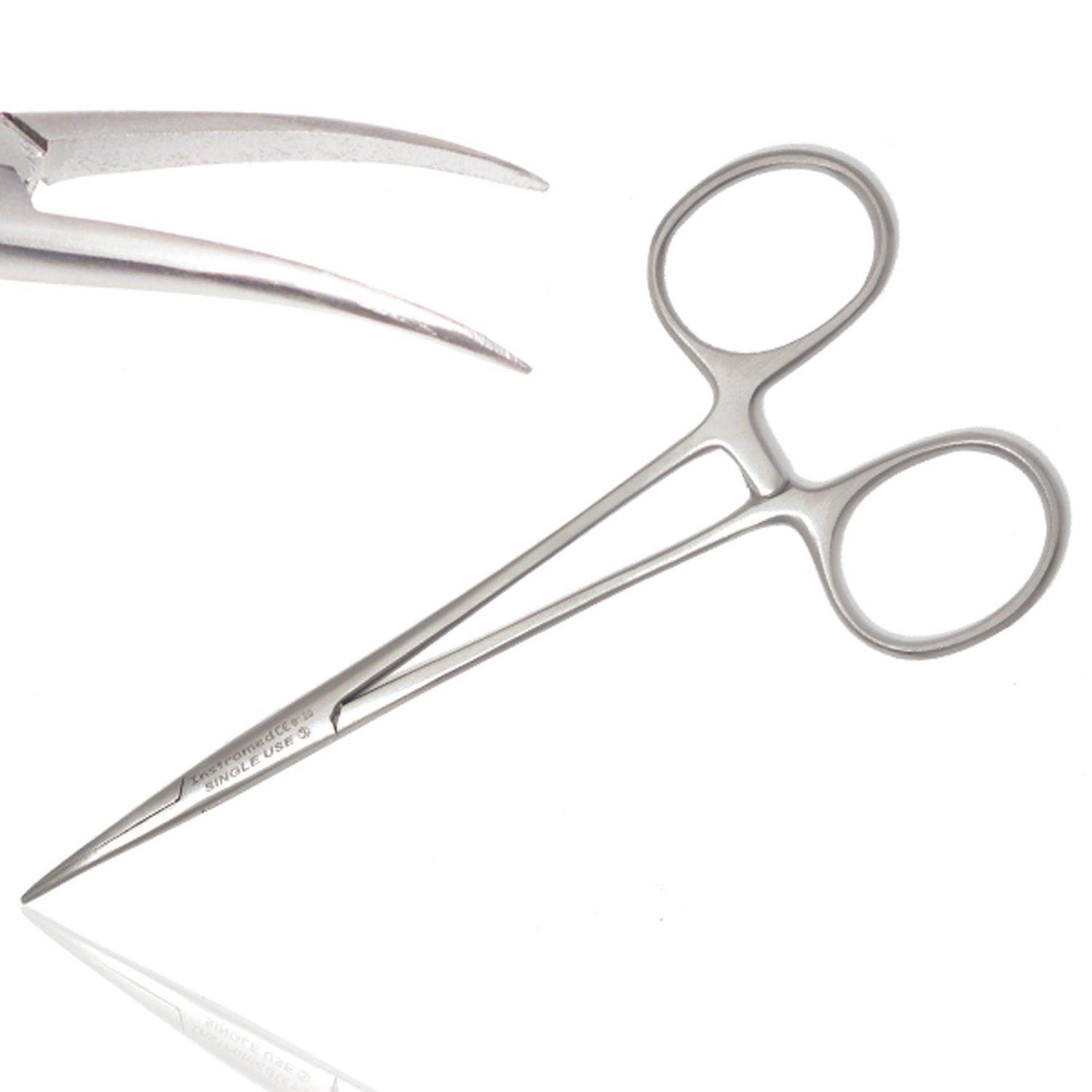 NSV Sharp Haemostat | Curved/Sharp Jaws | Sterile