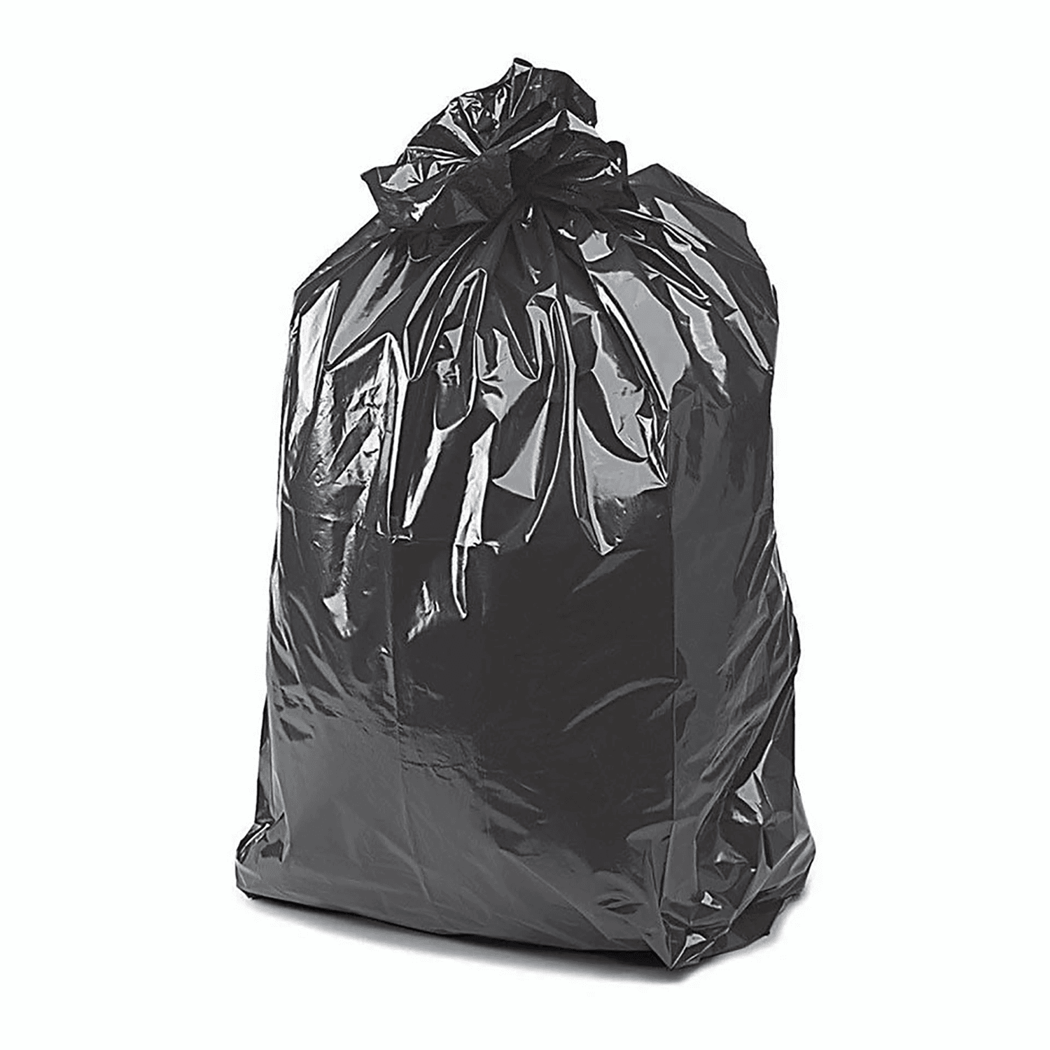 Black Plastic Sacks | Flat Pack | Medium Duty