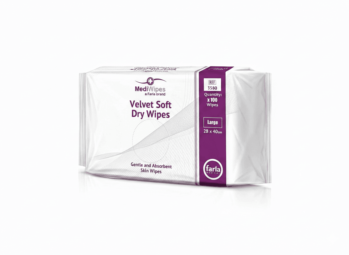 MediWipes Velvet Soft Dry Wipes