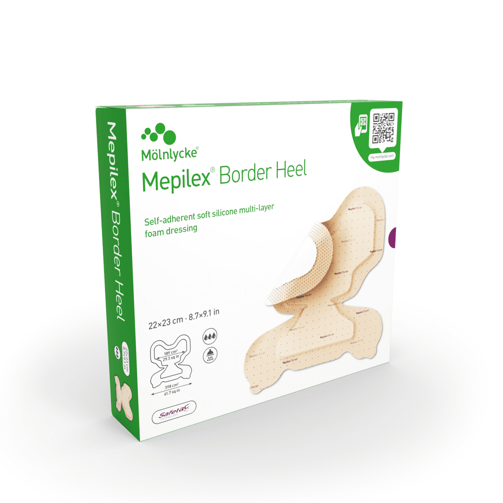 Mepilex Border Heel Foam Dressing