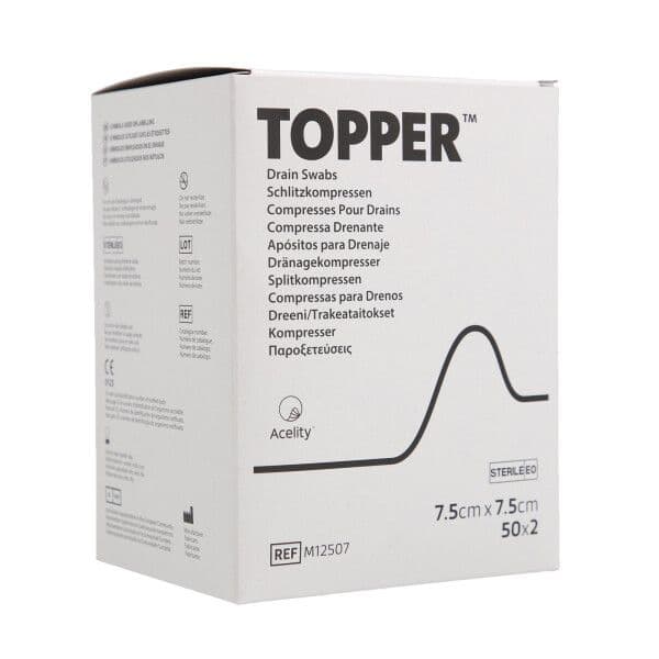 Topper 8 Non Woven Swabs 4ply
