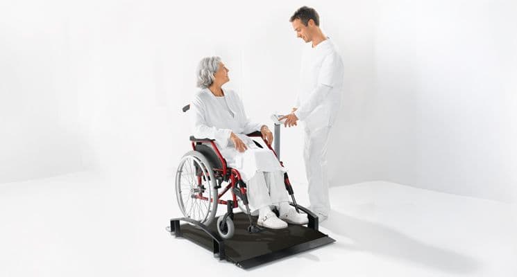 Seca 665 Wheelchair Scale Class III with Side Rails, Wireless