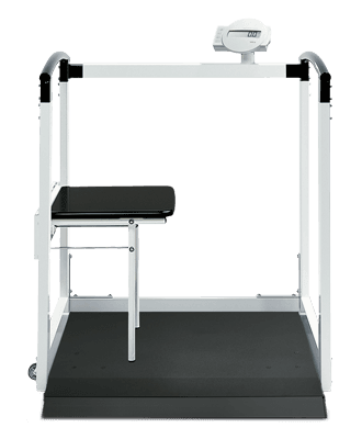 seca 685 r Class III Multifunctional Scale with Folding Seat, Handrails and RS232