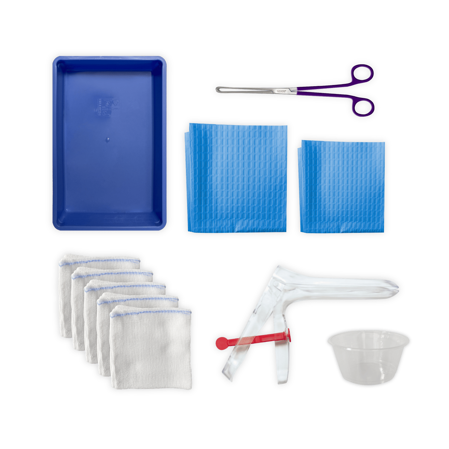 1st Trimester Tray Pack with Straight Forceps