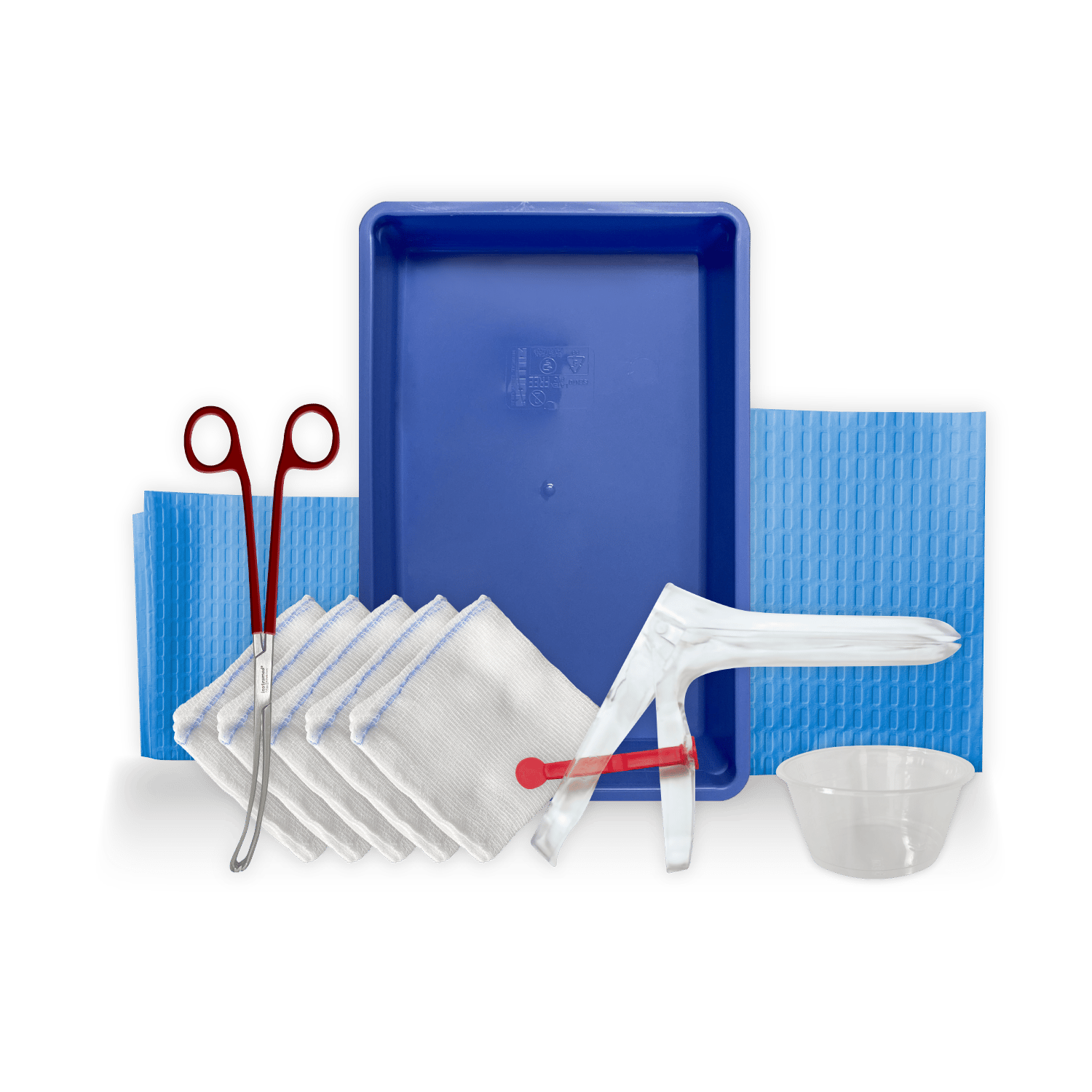 1st Trimester Tray Pack with Curved Forceps
