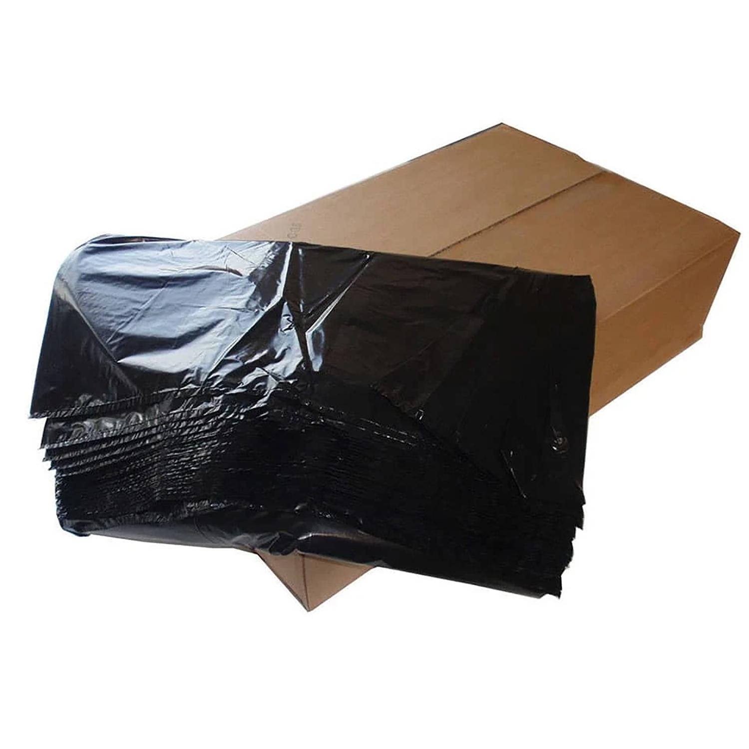 Black Plastic Sacks | Flat Pack | Medium Duty