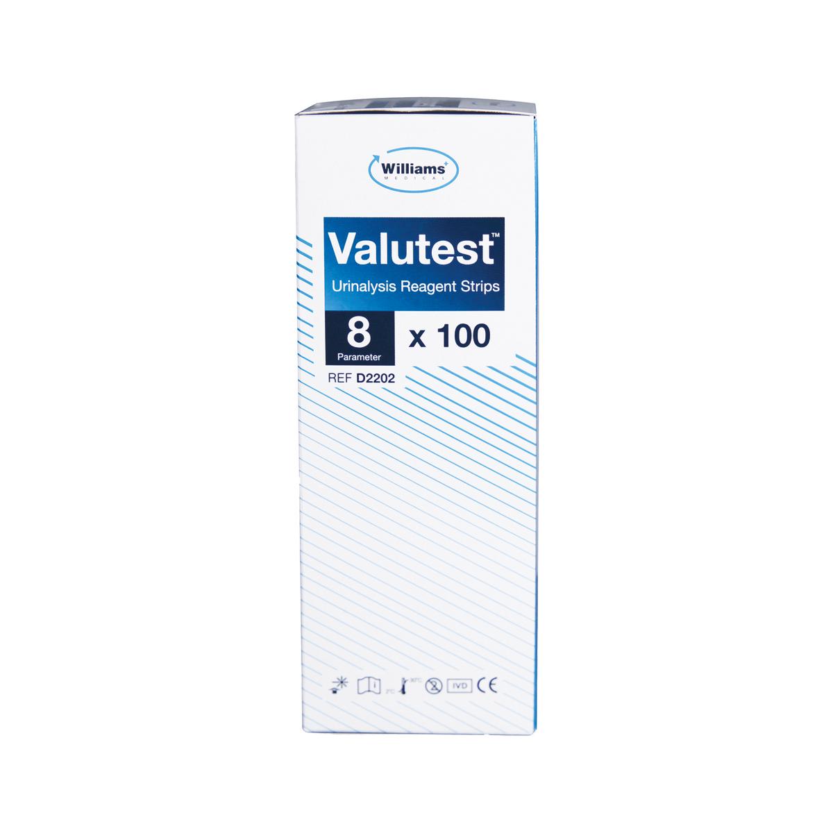 Valutest Urinalysis Reagent Strips