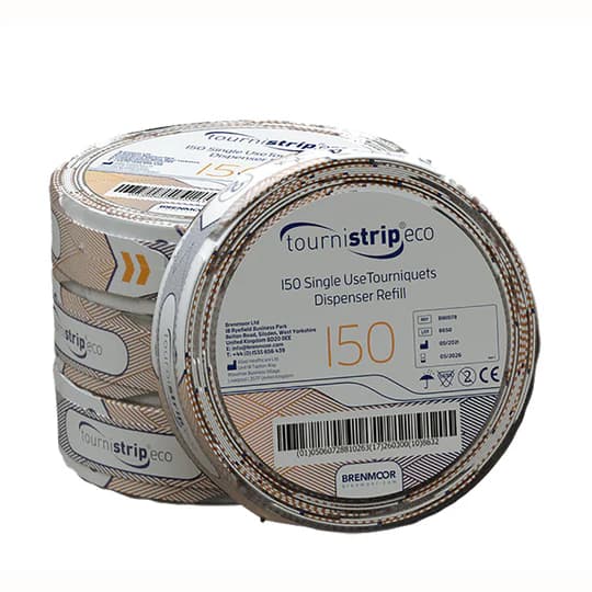 Tournistrip Eco Single Use Tourniquets | Roll of 150