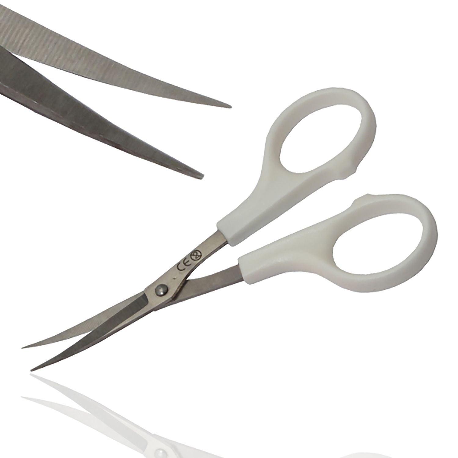 Iris Scissors Curved 11cm Plastic Handle