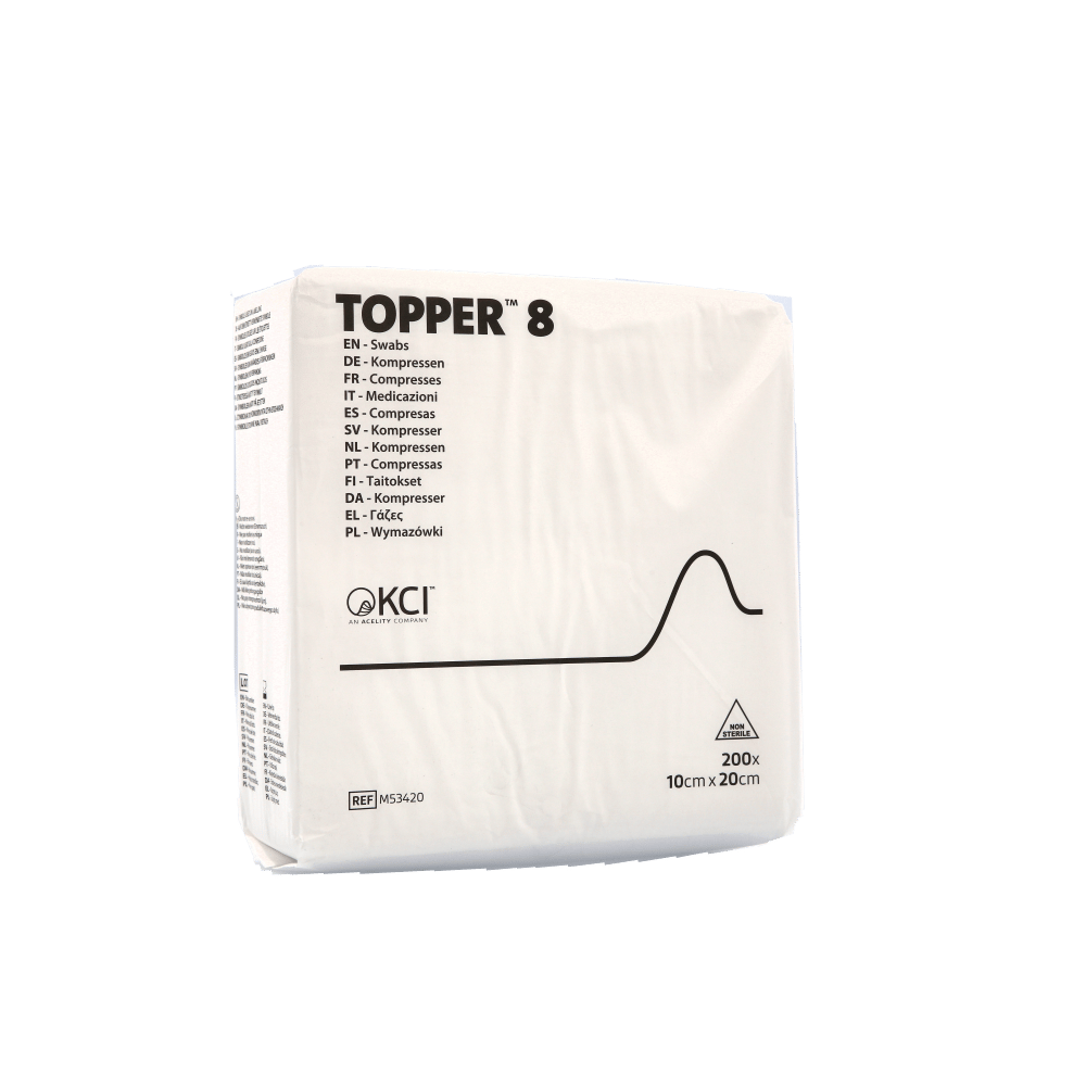 Topper 8 Non Woven Swabs 4ply