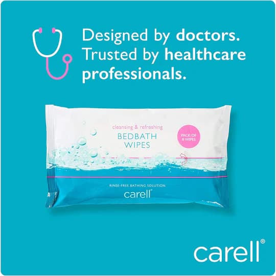 Carell Bed Bath Wipes