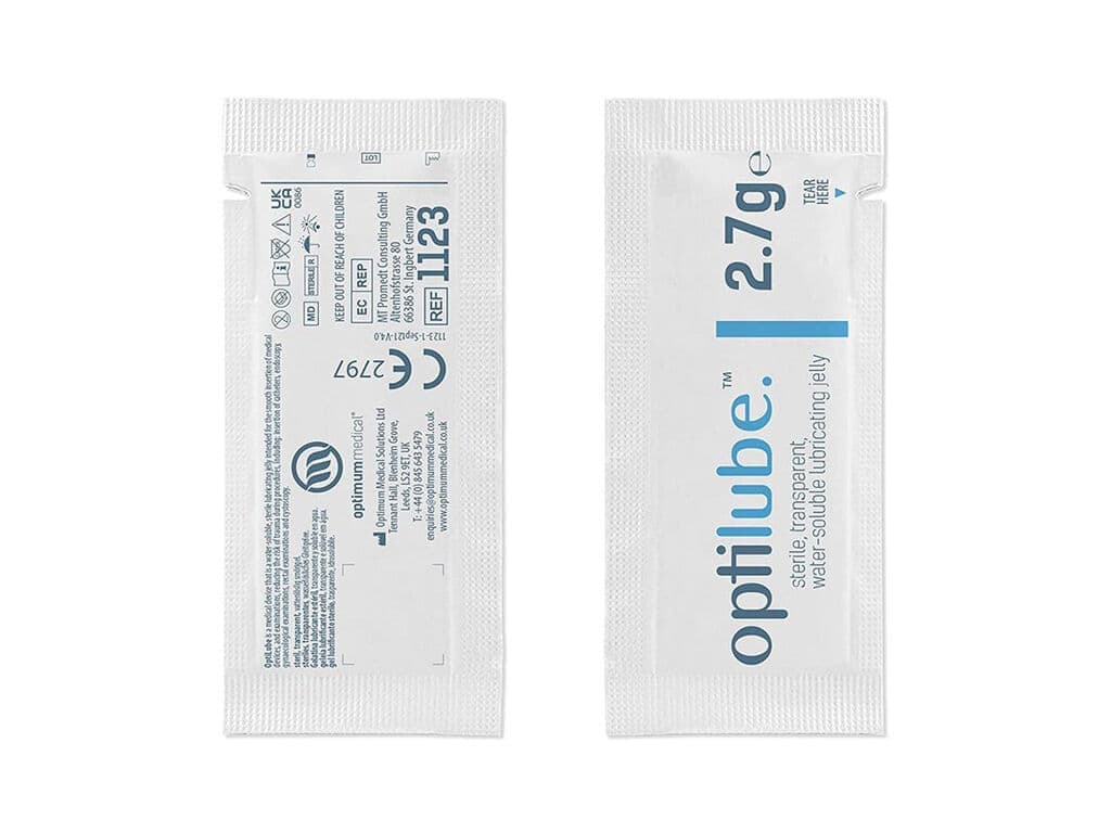 OptiLube Lubricating Jelly Sterile Sachets