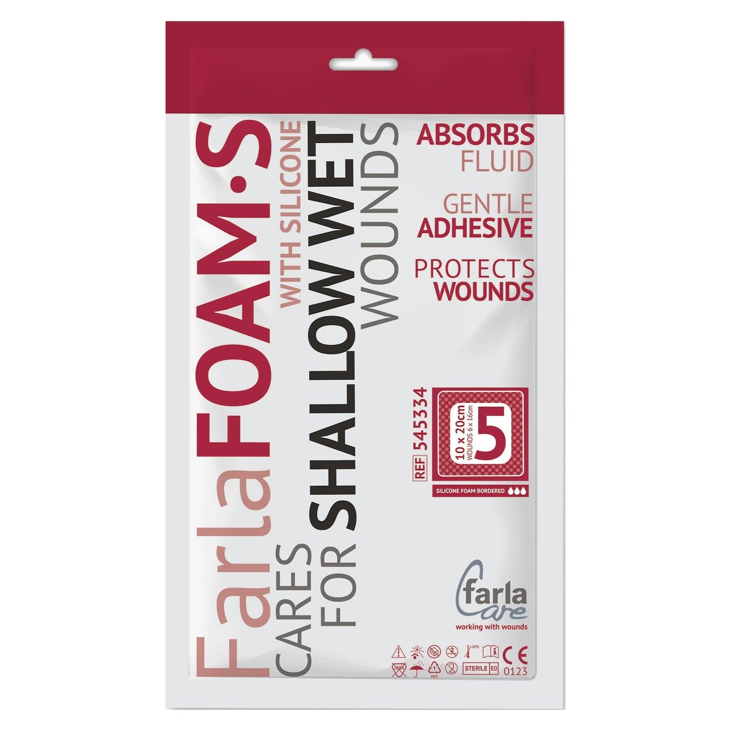 FarlaFOAM S Silicone Foam Dressing (Bordered)