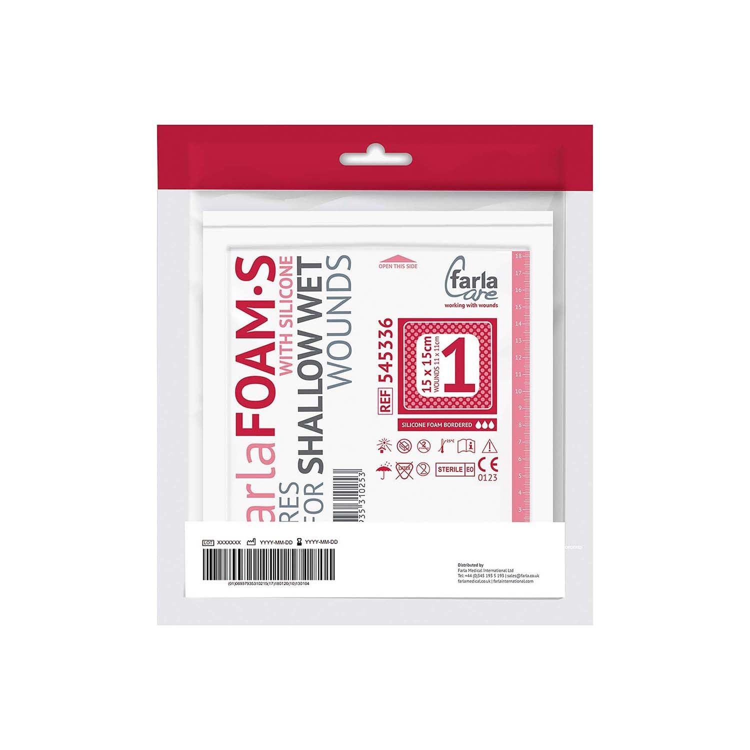 FarlaFOAM S Silicone Foam Dressing (Bordered)