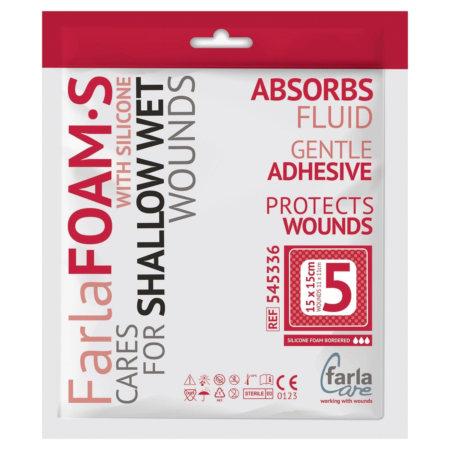 FarlaFOAM S Silicone Foam Dressing (Bordered)