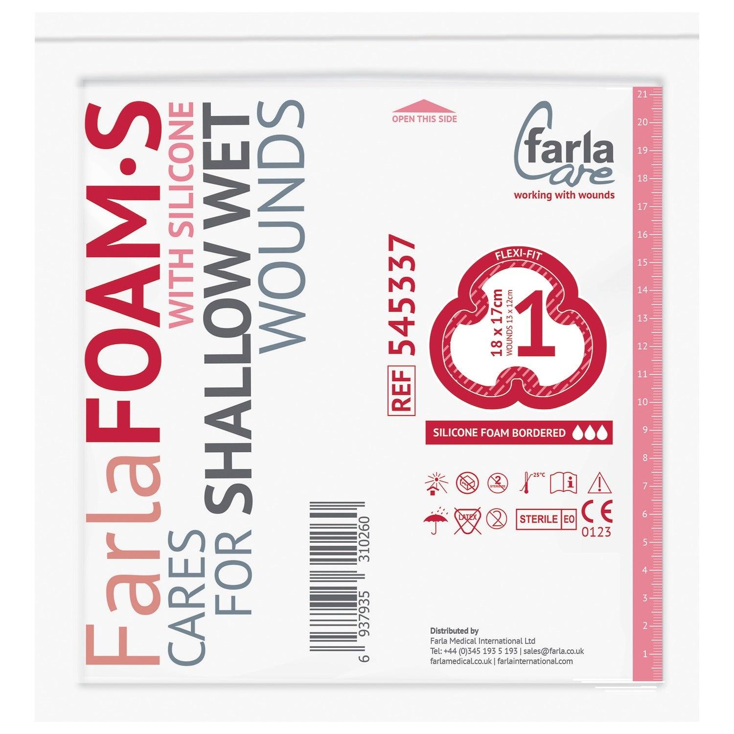 FarlaFOAM S Silicone Foam Dressing (Bordered)