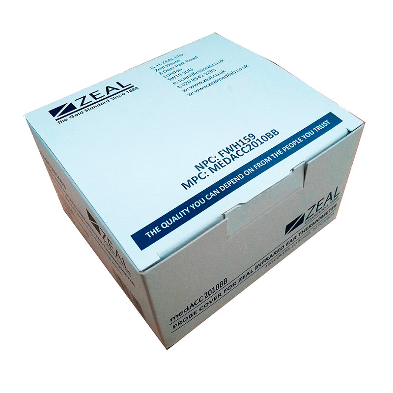 Zeal Probe Covers for Tympanic Thermometer