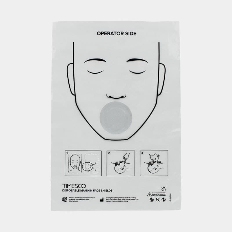 Disposable Manikin Face Shields Dispenser
