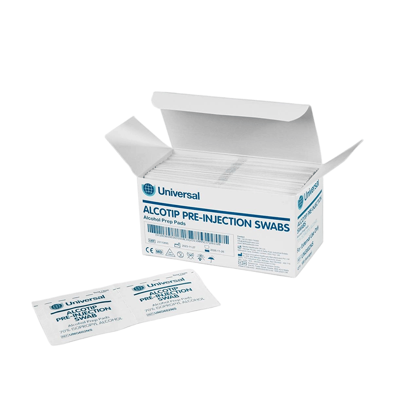 Universal Alcotip PreInjection Swabs | Non Sterile