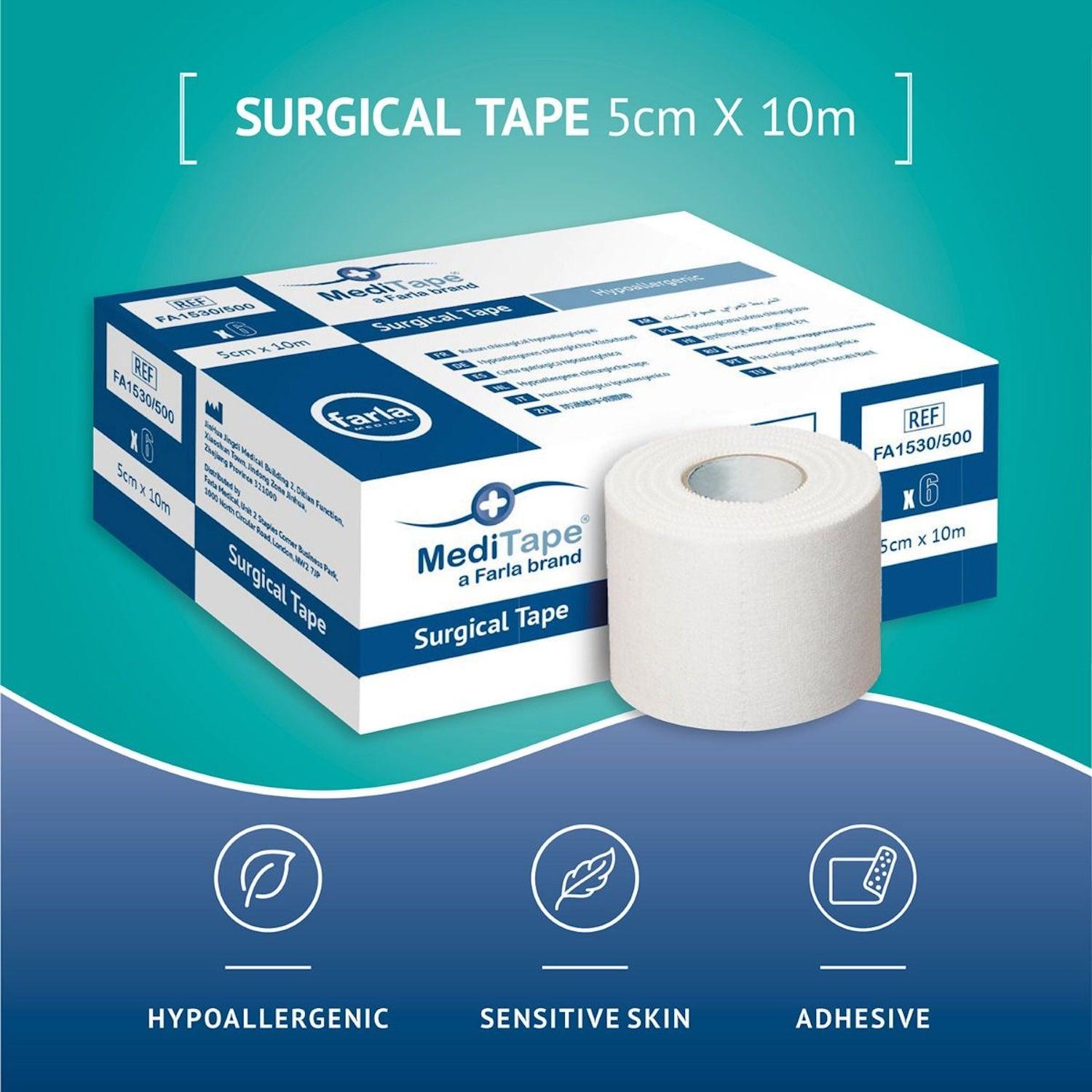 MediTape Hypoallergenic Surgical Tape
