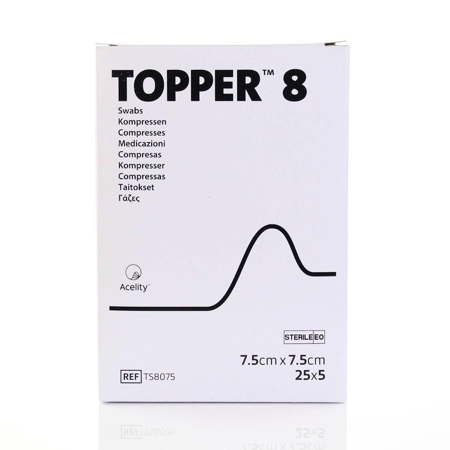 Topper 8 Non Woven Swabs 4ply