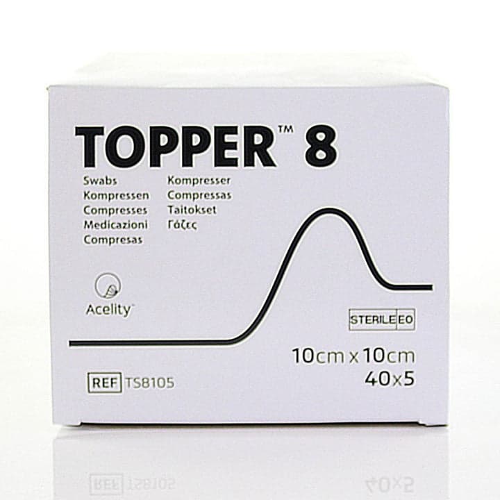 Topper 8 Non Woven Swabs 4ply