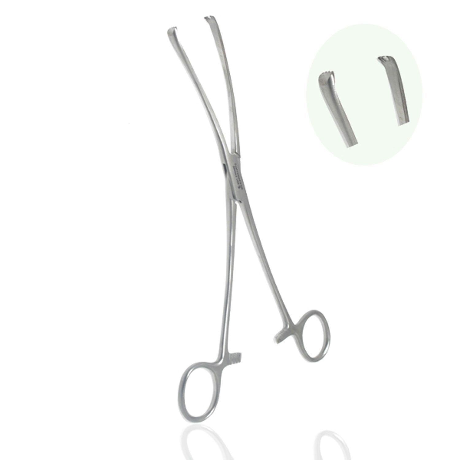 Teales Vulsellum Forceps | Curved | Metal