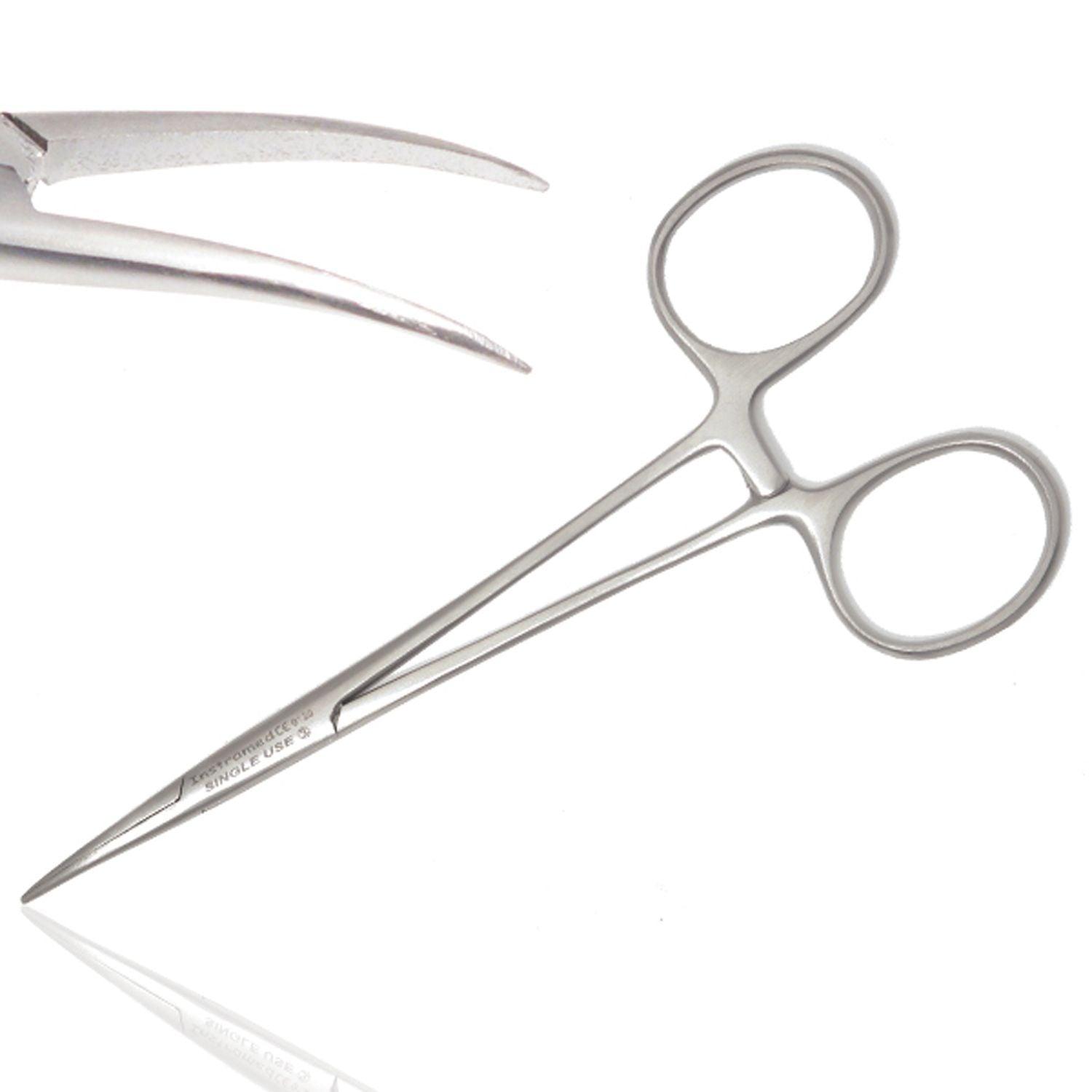 NSV Sharp Haemostat | Curved/Sharp Jaws | Sterile