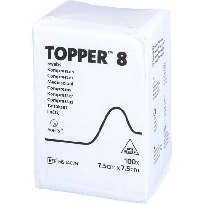 Topper 8 Non Woven Swabs 4ply