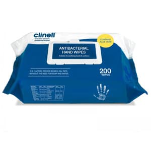 Clinell Antimicrobial Hand Wipes