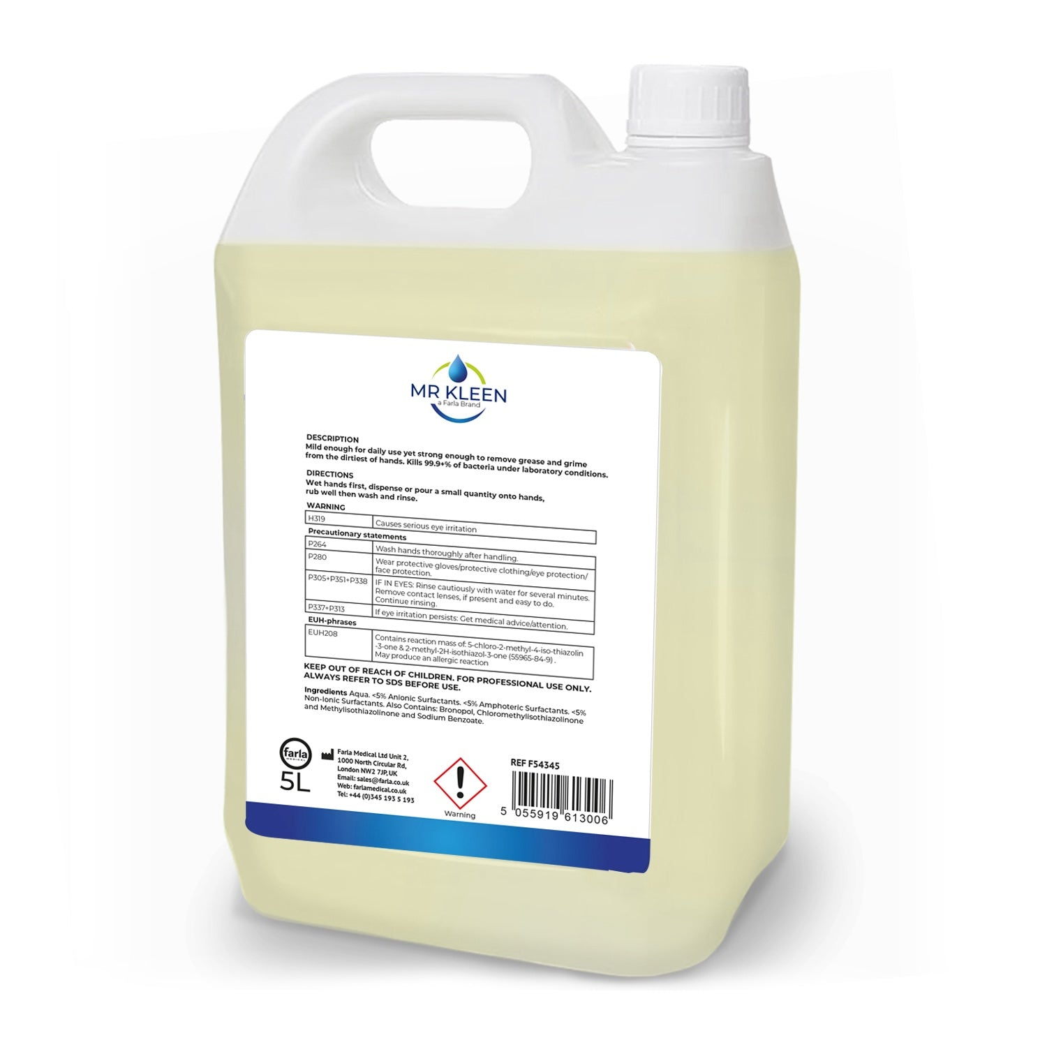 5L Mr Kleen Hygiene Lotion Soap