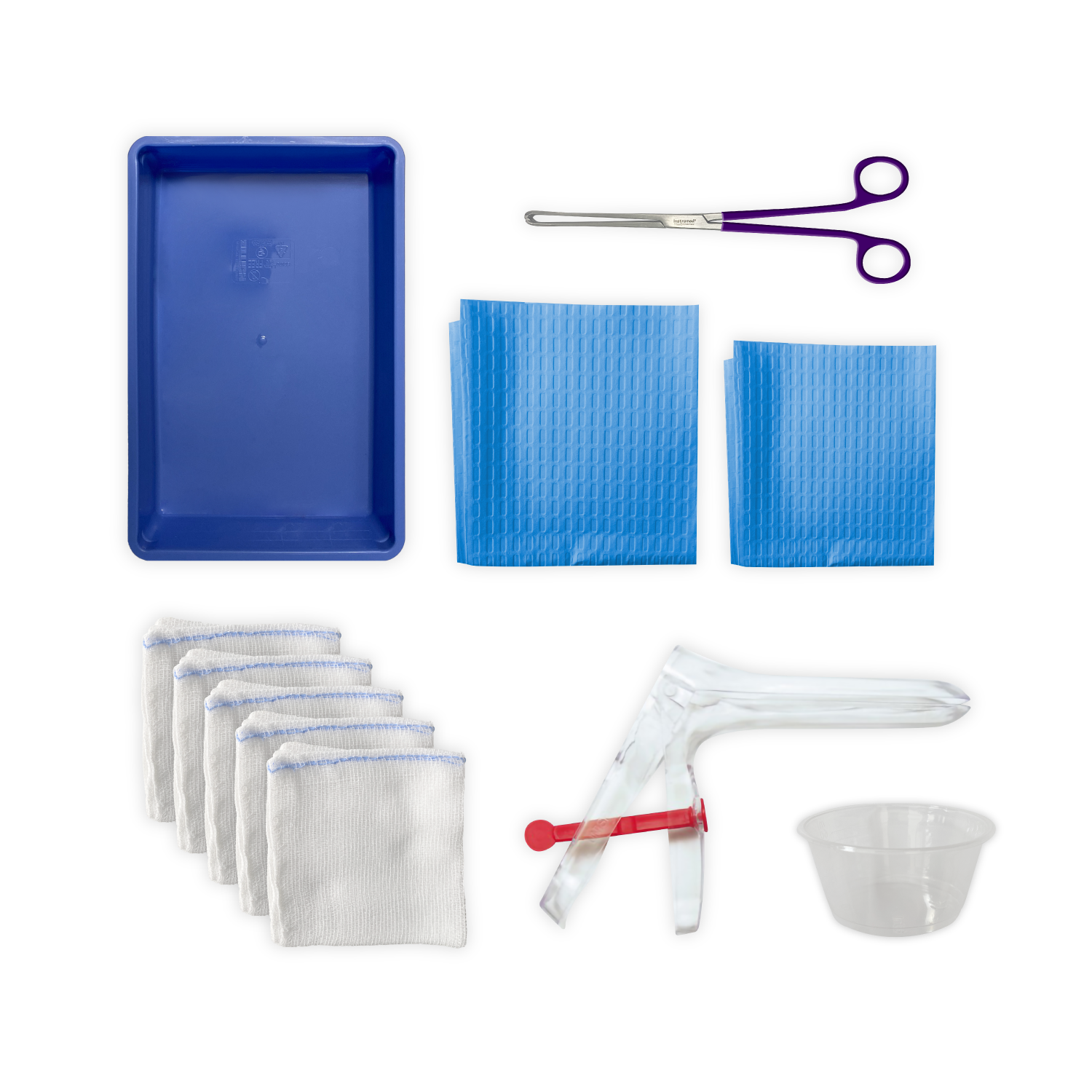 1st Trimester Tray Pack with Straight Forceps