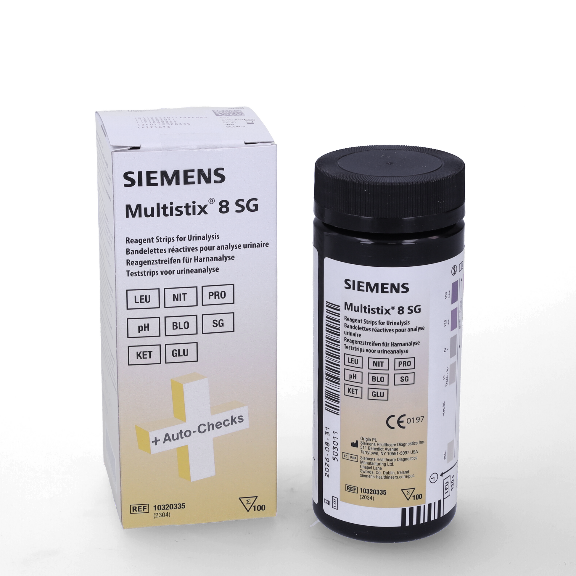 Siemens Multistix Reagent Strips for Urinalysis