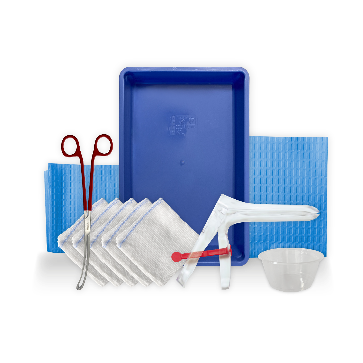 1st Trimester Tray Pack with Curved Forceps