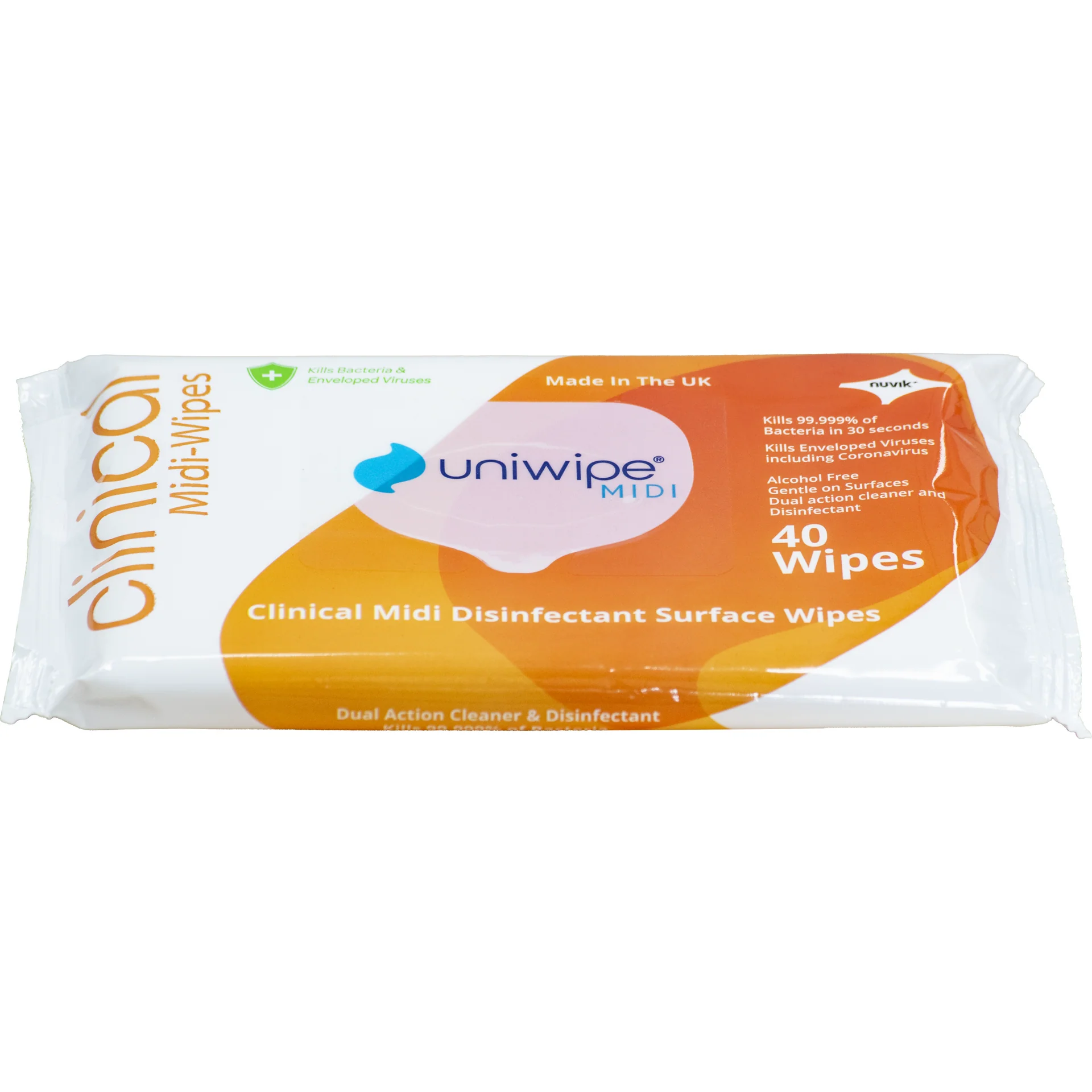Uniwipe Clinical Disinfectant Midi Wipes