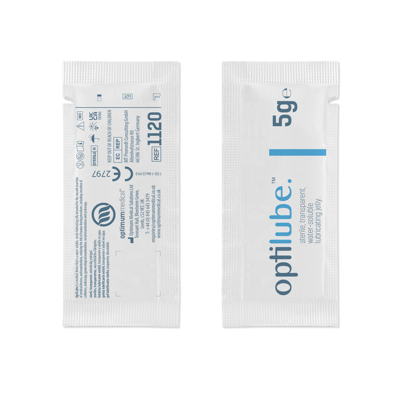 OptiLube Lubricating Jelly Sterile Sachets