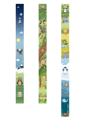 seca 487 | Animal Sticker Strip | For seca 287 / Scale-up