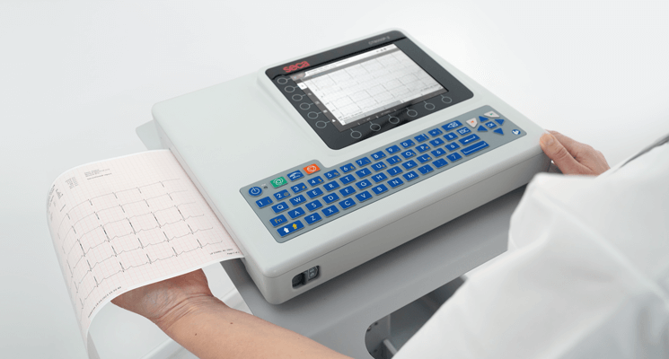 seca CT8000P-2 | Interpretive ECG Machine | 12-Lead | 6-Channel | A4 | Wireless