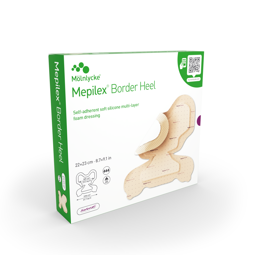 Mepilex Border Heel Foam Dressing