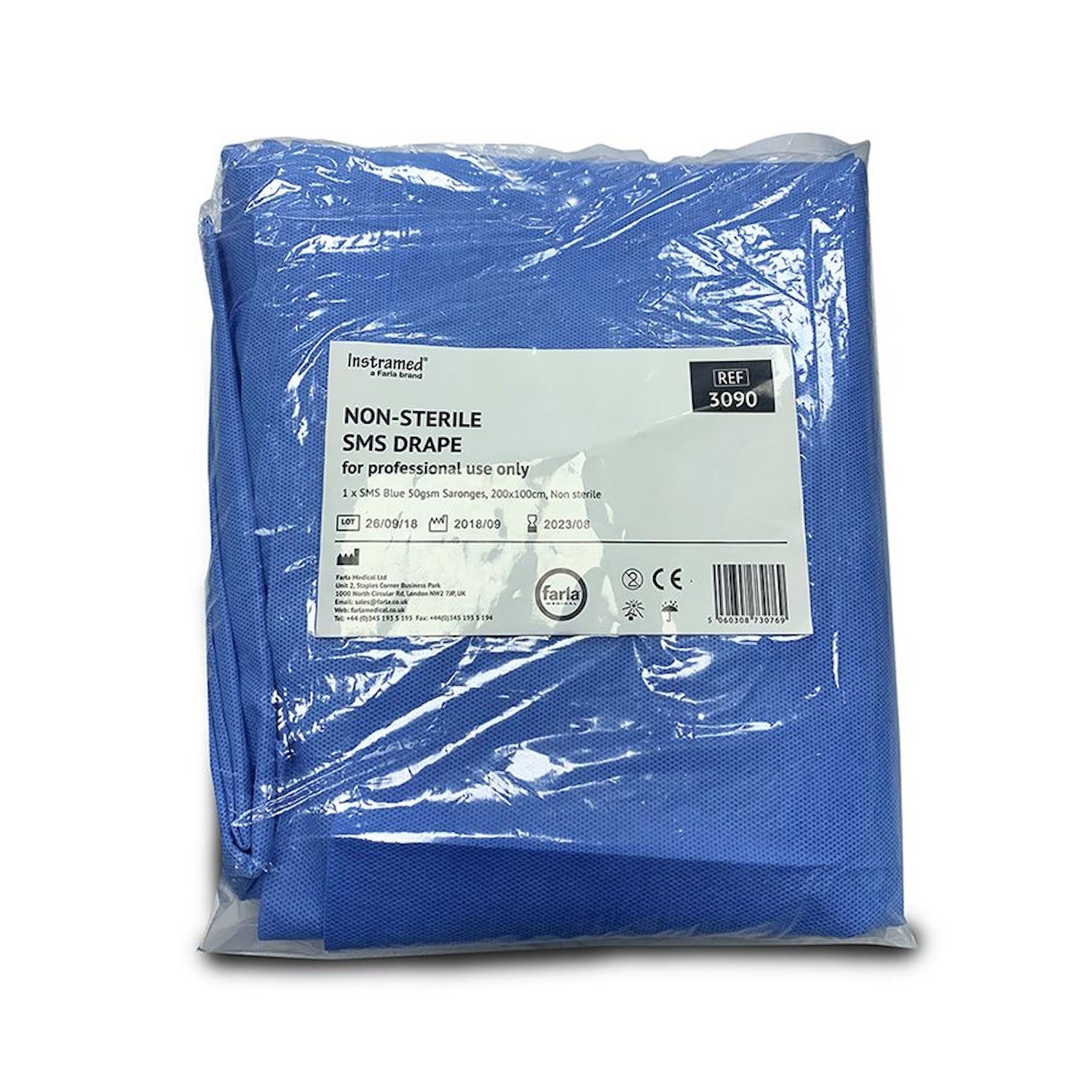 Non-Sterile Drape 50gsm SMS Blue