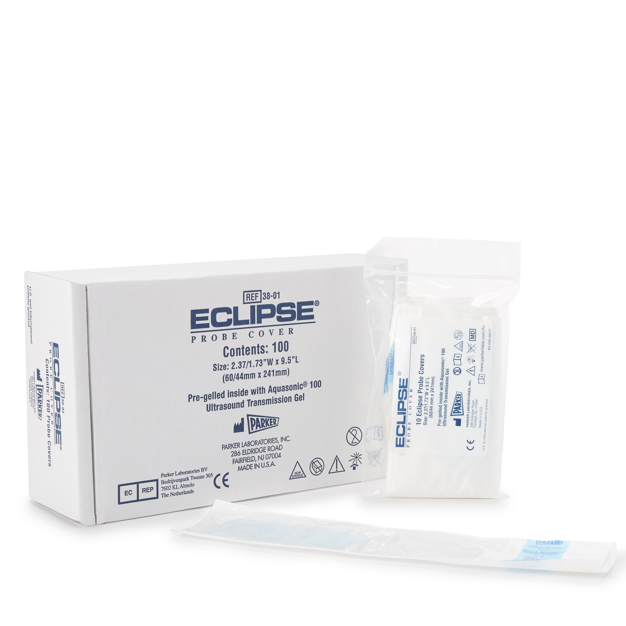 Eclipse 3D Probe Cover 60mm/44mm x 241mm