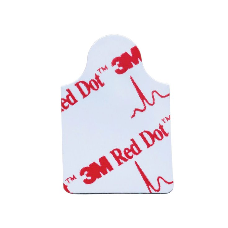 Red Dot Resting EKG Electrode