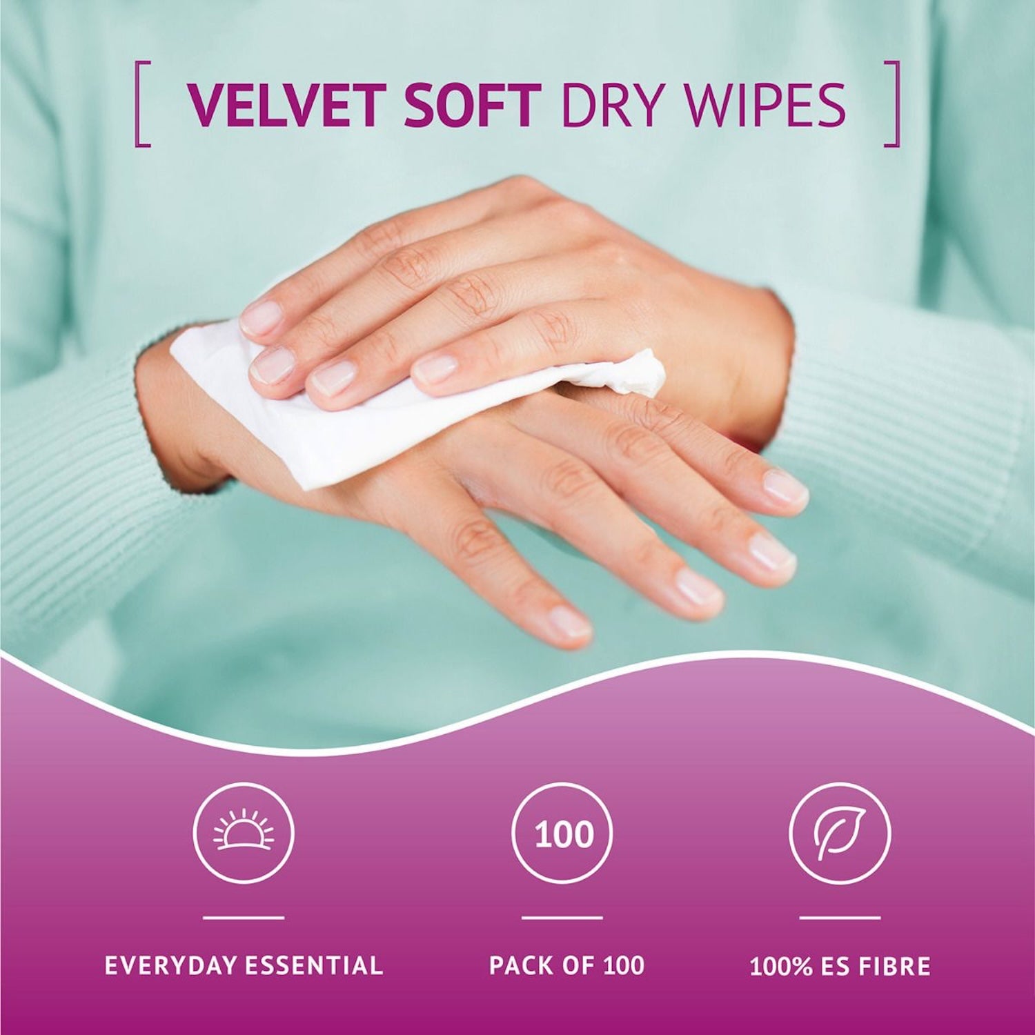MediWipes Velvet Soft Dry Wipes