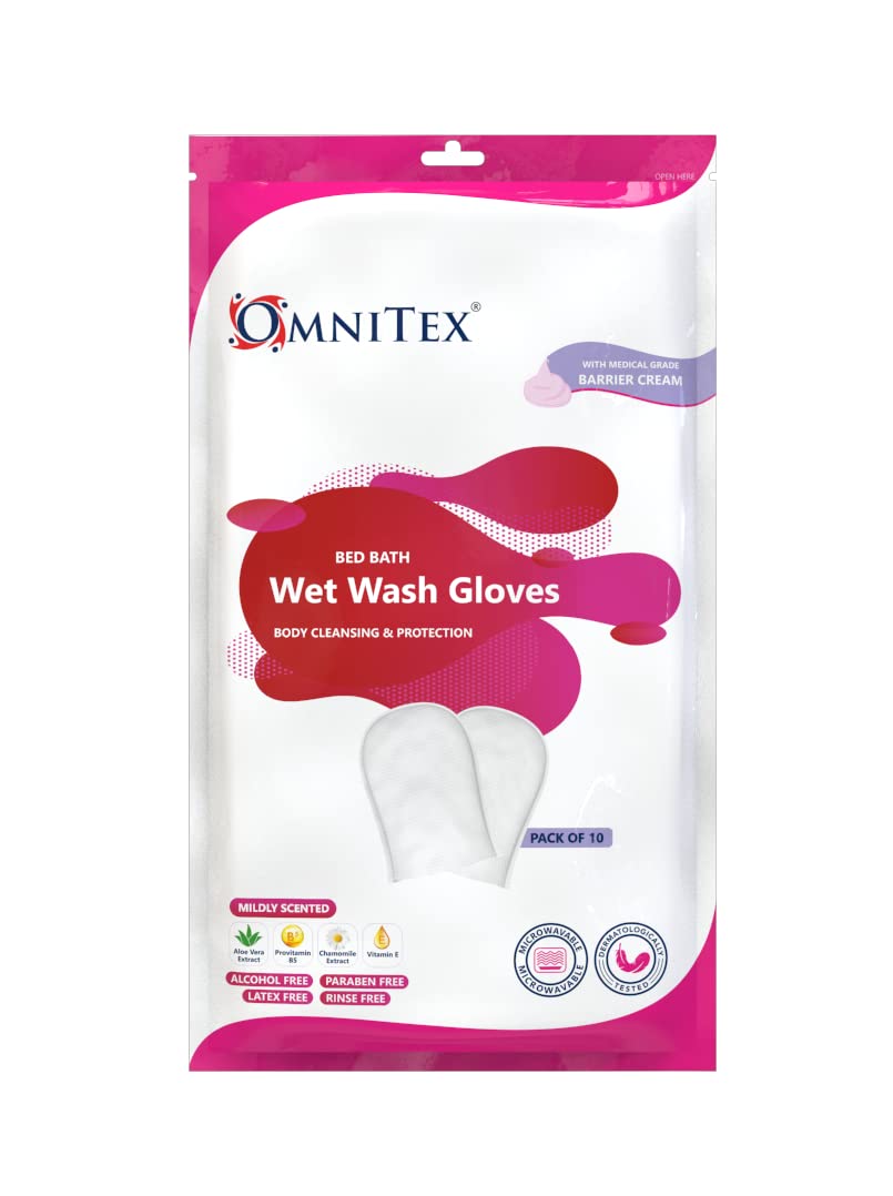 Wet Wash Gloves with Barrier Cream