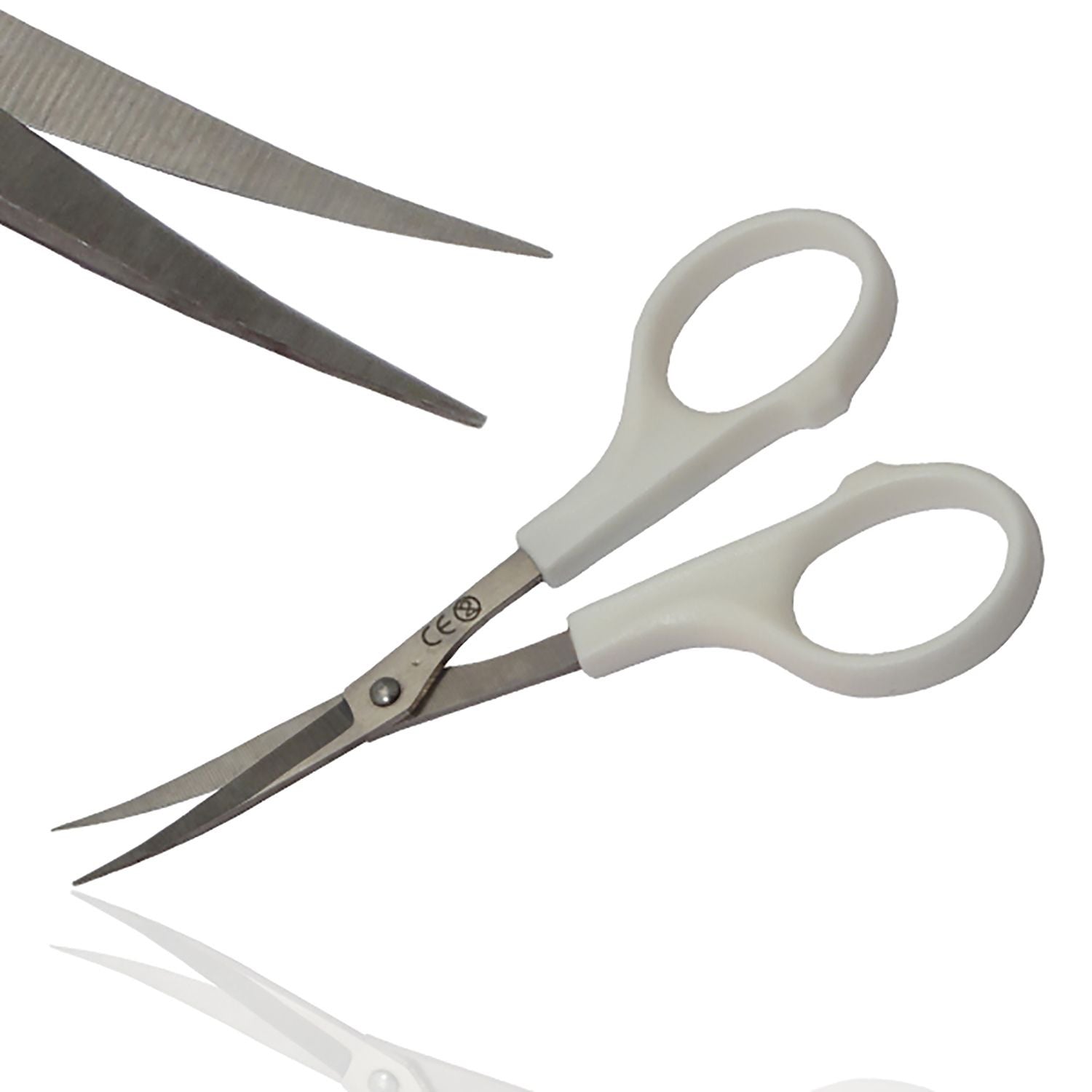 Iris Scissors Curved 11cm Plastic Handle